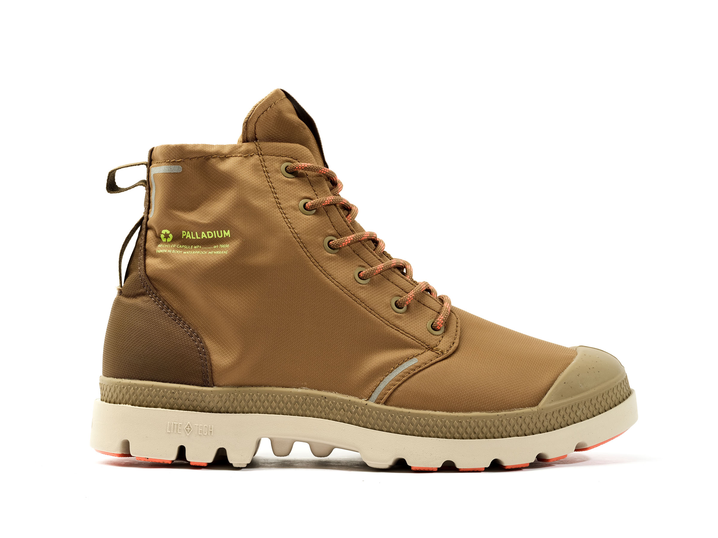 Palladium Pampa Lite+ Recycled Waterproof Zip Boots Black Olive (M) 10 (W) 11.5 PAMPA TRAVEL LITE+ WATERPROOF – Palladium US main image 2