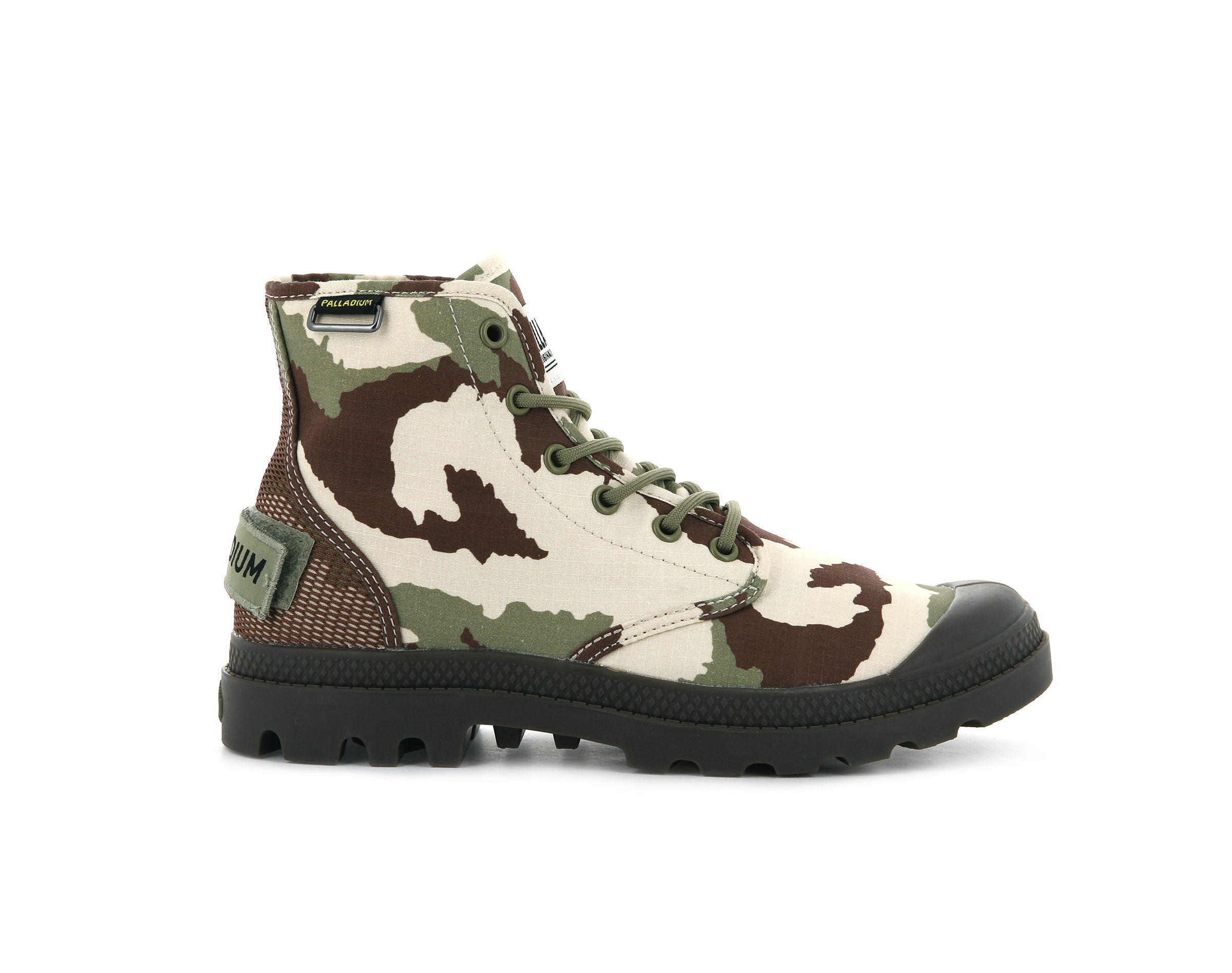 Palladium Unisex Adult Pampa Hi Combat Boots Olive Canvas Sz. M12 W13.5 Palladium Green Boots for Men for Sale | Shop New & Used  main image 4