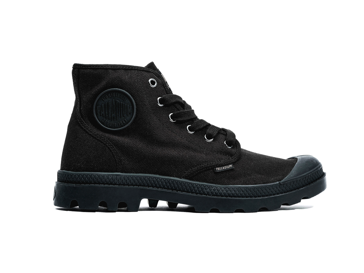 NEW Palladium Pampa Hi Originale Fabric Olive Night / Black High-Top Canvas Boot Palladium Green Boots for Men for Sale | Shop New & Used  main image 2