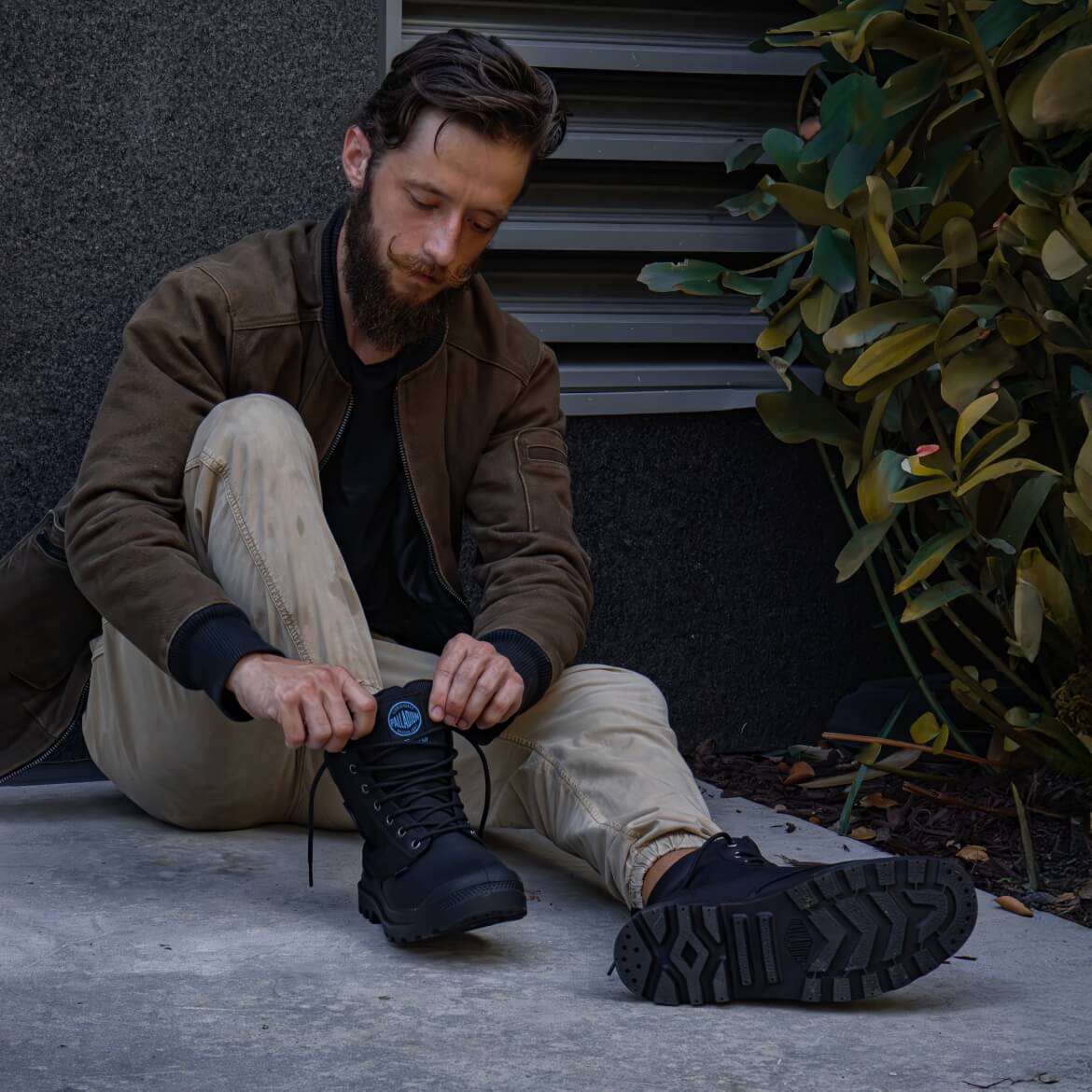 【新品未使用】PALLADIUM ブラック ハイカットブーツ PALLADIUM パラディウム レディース 厚底 ブーツ パラスクワッド
