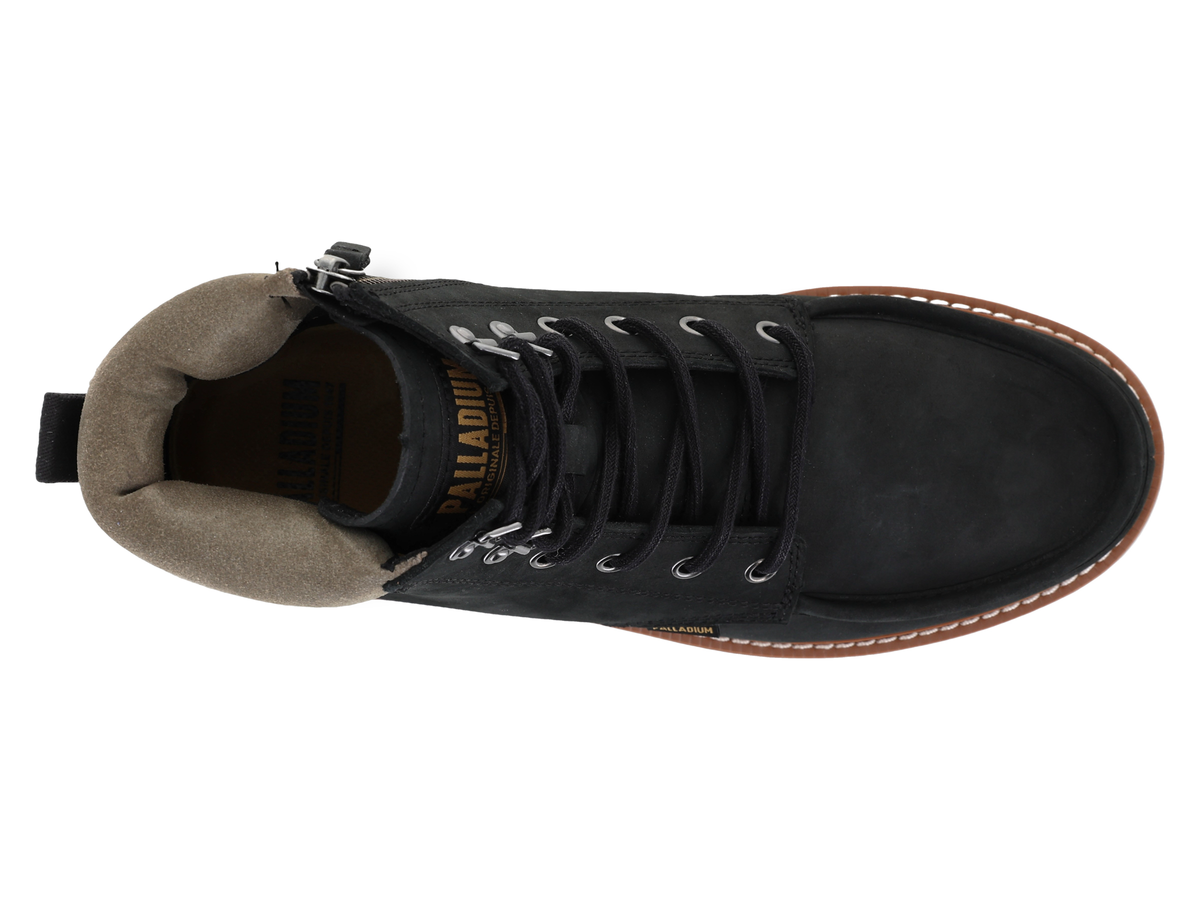 04985-001-M | TROOPERLITE GRIT ZIP | BLACK
