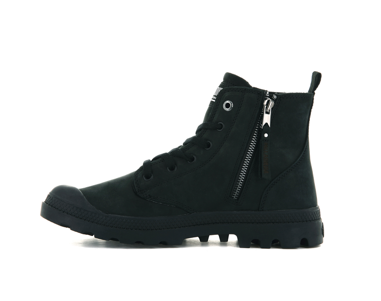 06440-008-M | PAMPA HI ZIP NBK | BLACK/BLACK