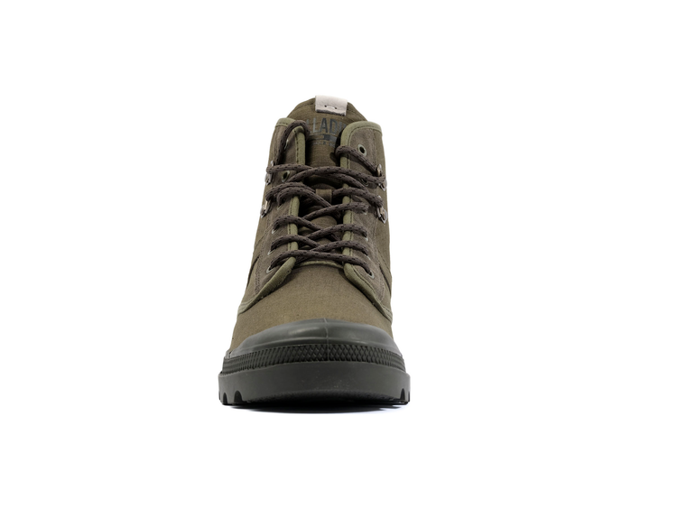 Palladium Men's Pallabrouse BFY Felt Combat Boot - Washable Nylon Upper With Rubber Sole
