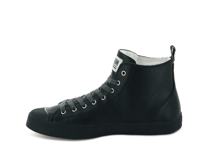 75955-010-M | PALLAPHOENIX MID LEATHER | BLACK/BLACK