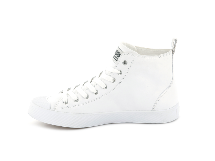 75955-144-M | PALLAPHOENIX MID LEATHER | WHITE/ASH