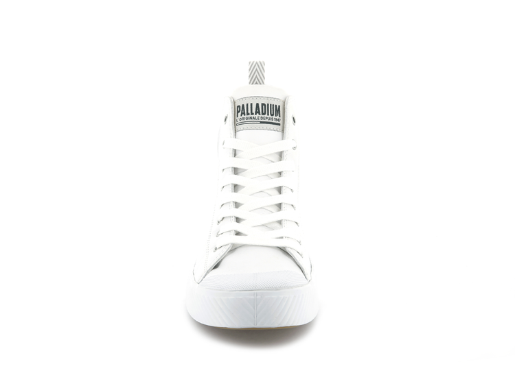 75955-144-M | PALLAPHOENIX MID LEATHER | WHITE/ASH