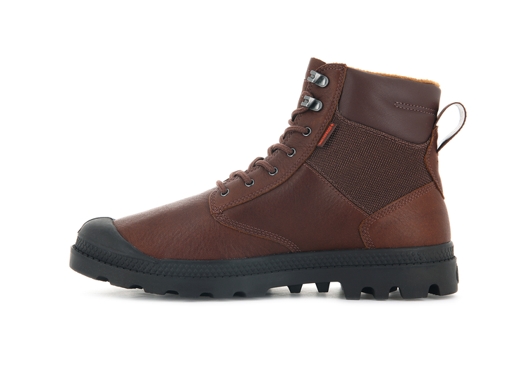Palladium Men\'s Size 7 / Womens 8.5 Pampa Shield WP+ Lux Unisex Waterproof Boots PAMPA SHIELD WP+ LTH – Palladium US main image 4