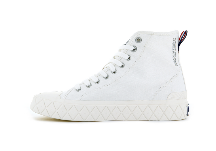 77015-116-M | PALLA ACE CANVAS MID | STAR WHITE