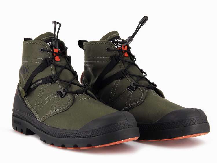 Palladium Men\'s Pampa Travel Lite Dusty Olive Combat boots Men’s 11.5 Pampa Travel Lite - Dusky Green - 77039-308-M main image 4