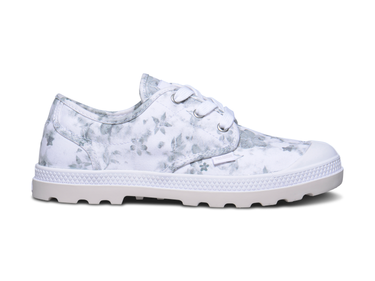 93315-122-M | PAMPA OXFORD LP | WHITE/MOONBEAM/FLORAL PRINT