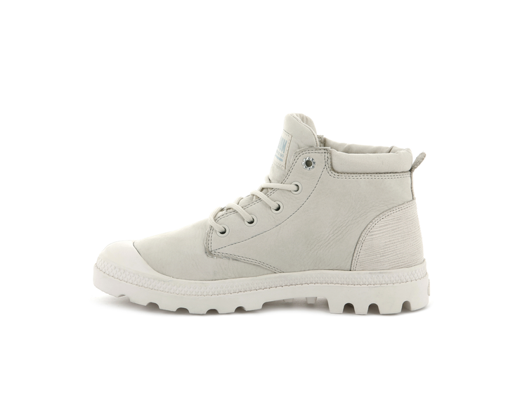 95561-176-M | WOMENS PAMPA LO CUFF LEATHER | WHITECAP GRAY