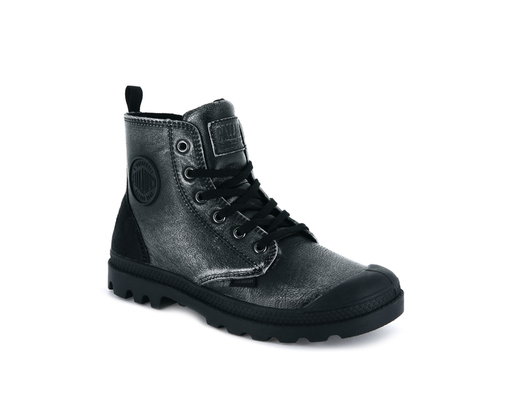 95983-019-M | PAMPA HI ZIP PONY | BLACK/SILVER