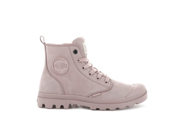 96440-613-M | PAMPA HI ZIP NUBUCK | ROSE SMOKE