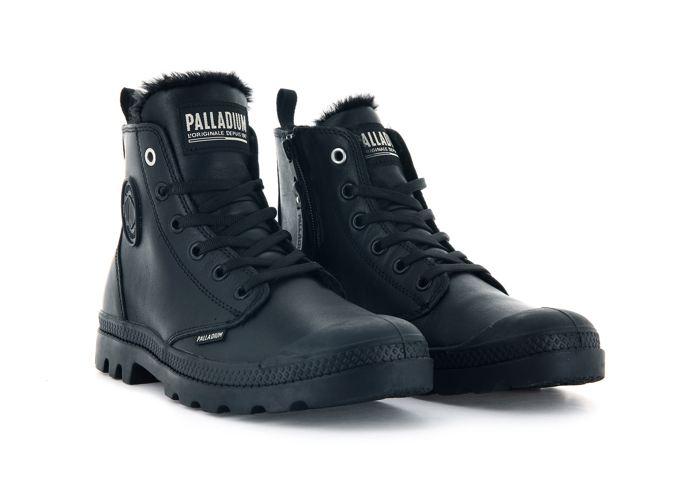 PAMPA HI ZIP LEATHER S – Palladium US