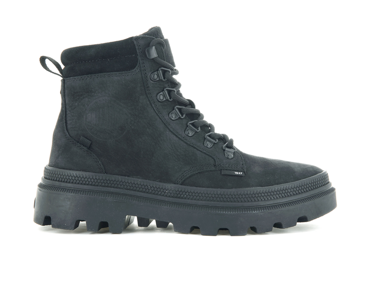 97978-001-M | PALLATROOPER HIKER NUBUCK | BLACK/BLACK