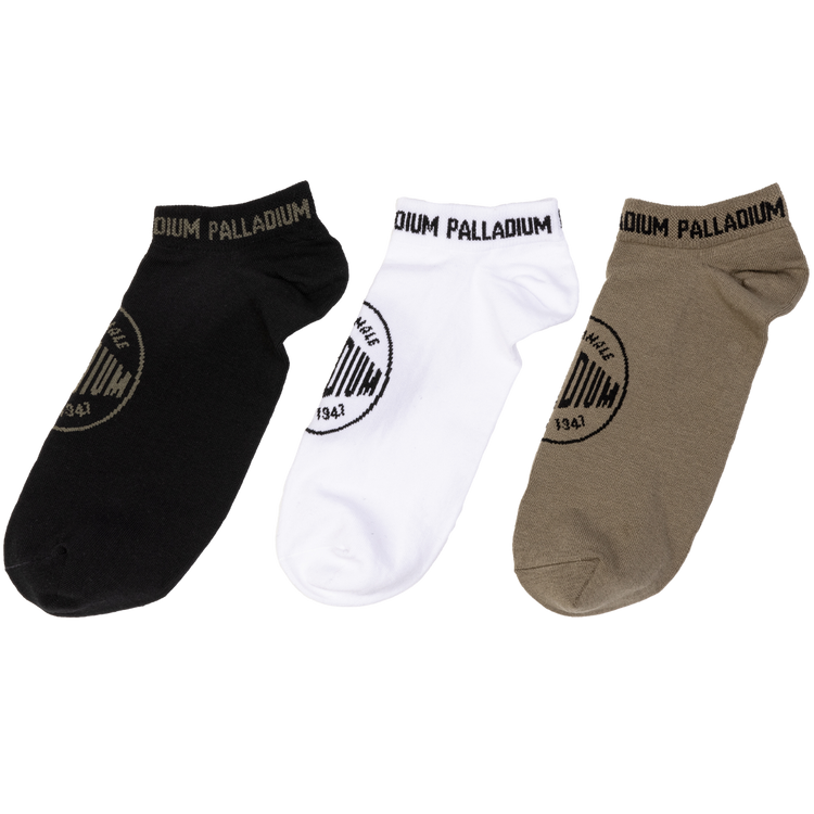 SX7162-989 | ANGLE SOCKS PACK | BLACK/WHITE/GREEN