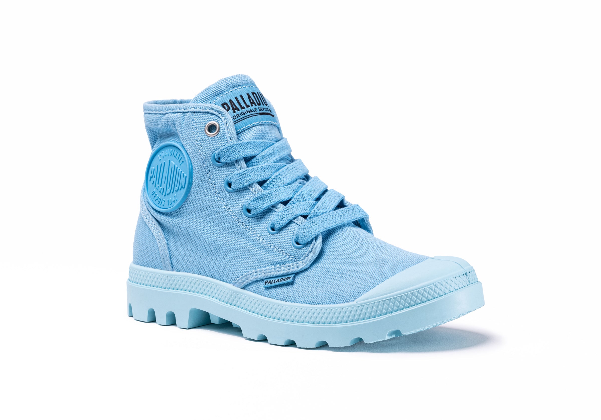 Blue palladium boots on sale